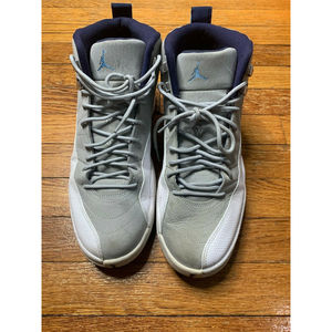 SIZE 10.5 Jordan 12 Retro unc 2016 University Blue Cool Grey White 130690-007